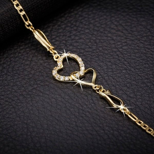 Fashion Double Heart Bracelet Women's Jewelry