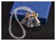 Crystal Double Bell Pendant Car Ornament