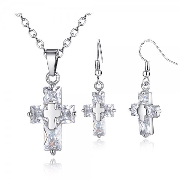 Cross ornament set