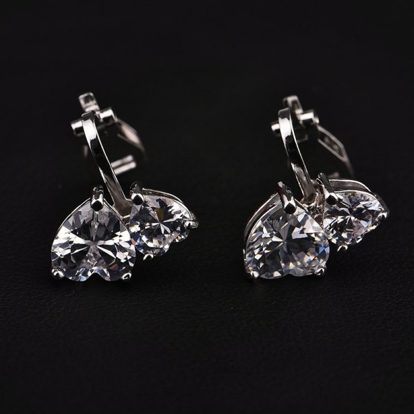 Headwear Set Two-Piece Accessories Necklace Earrings Zircon Jewelry